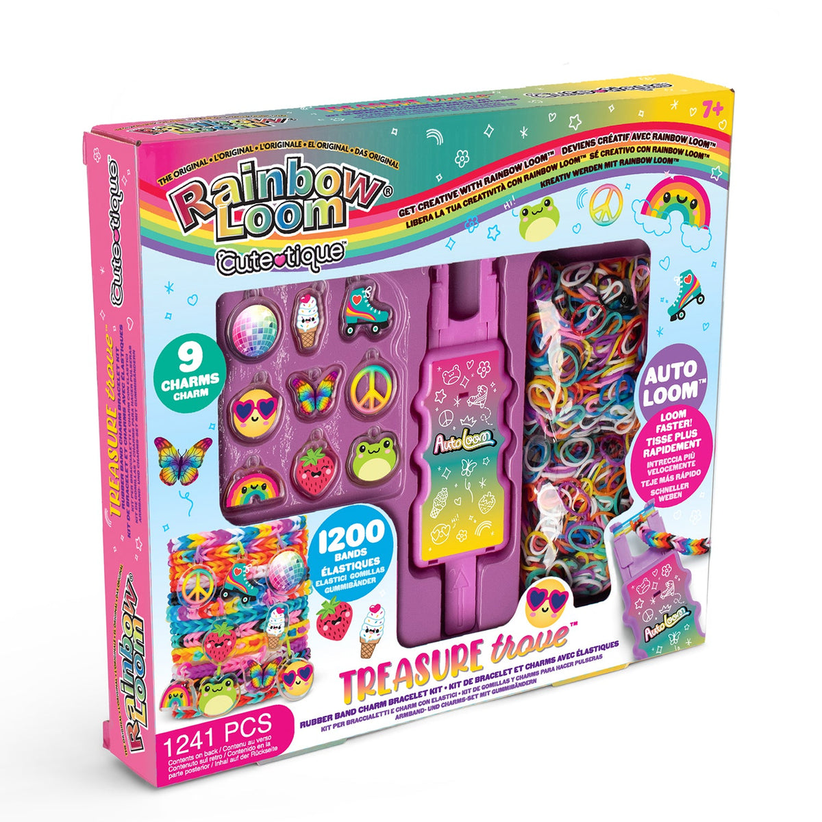 Close-up detail of the Rainbow Loom - Treasure Trove Cute-tique (1241pcs)