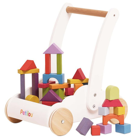 Rainbow Baby Walker & Puzzle - 45 Blocks