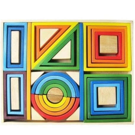 Rainbow Nesting Blocks