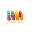 Rainbow Small People on Tray