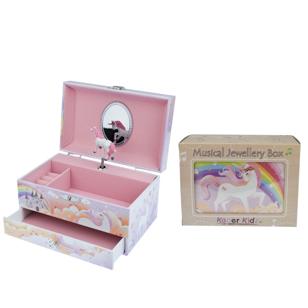 Rainbow Unicorn Heirloom Music Box