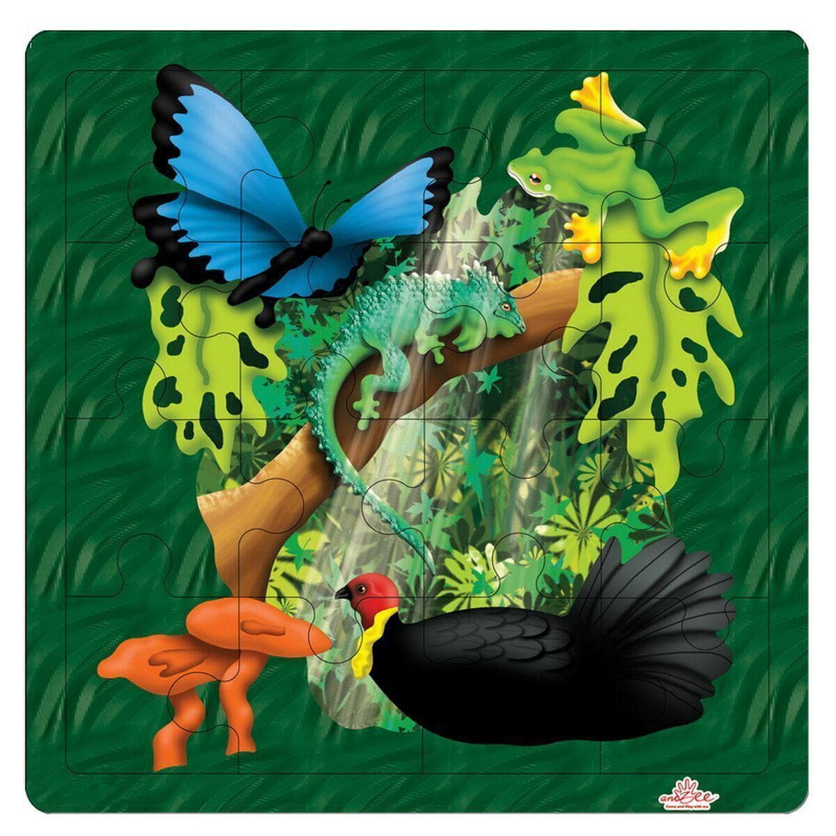 Rainforest Puzzle-Educational Play-My Happy Helpers