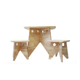 Retro Table and Stool Set