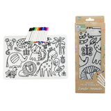 Reusable Silicone Drawing Mat-Jungle Animal