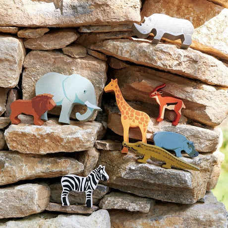 Rhino Wooden Animal-Imaginative Play-My Happy Helpers