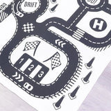 Road Adventure Toy Car Play Mat