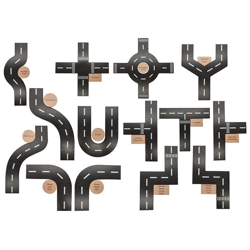 Road Script Set Qtoys - Road Play Set | My Happy Helpers