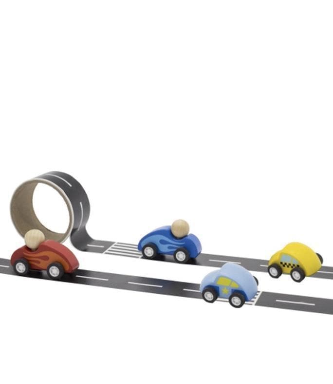 Road Track Tape and Car-Toy Vehicles-My Happy Helpers