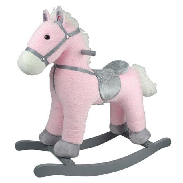 Rocking Horse - Pink/Grey-Imaginative Play-My Happy Helpers