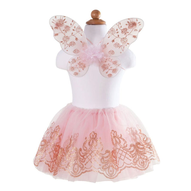 Rose Gold Tutu & Wings Set Sz 4-6