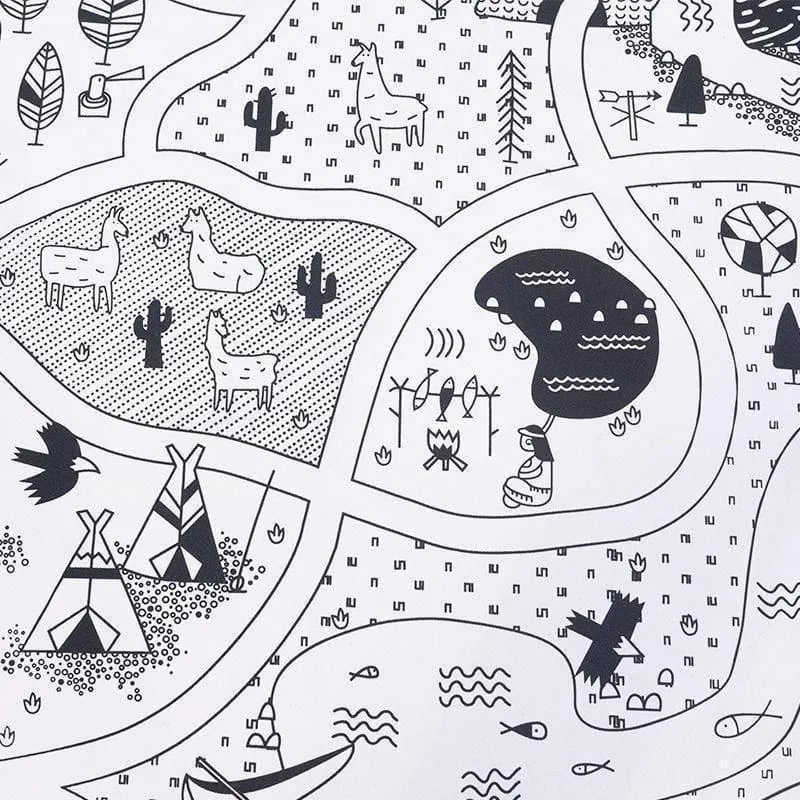 Round Adventure Play Mat