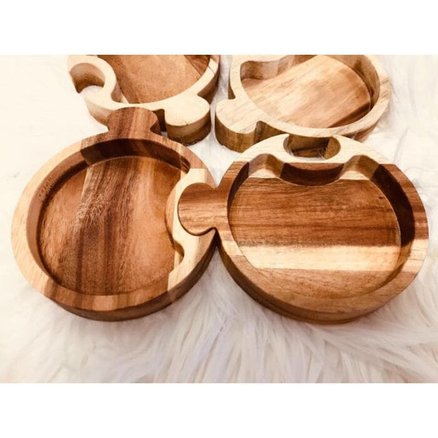 Round Puzzle Trays