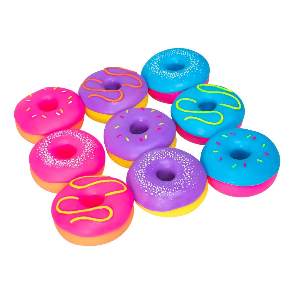 Close-up detail of the NeeDoh Dohnut sensory fidget toy