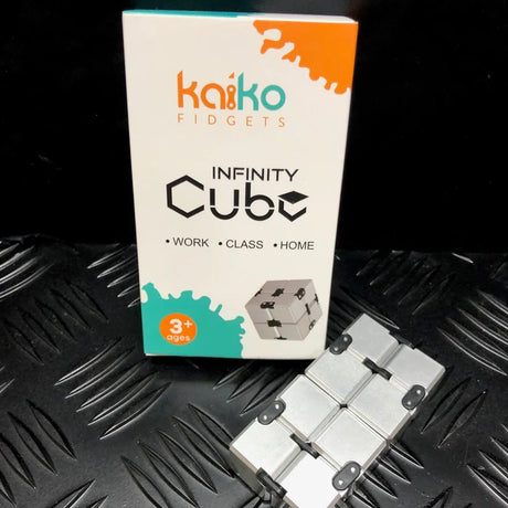 SILVER Infinity Cube Fidget