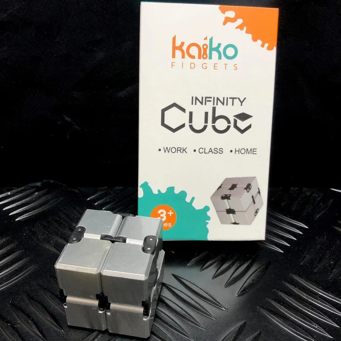 SILVER Infinity Cube Fidget