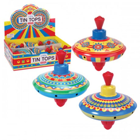 Schylling – Spinning Tin Tops