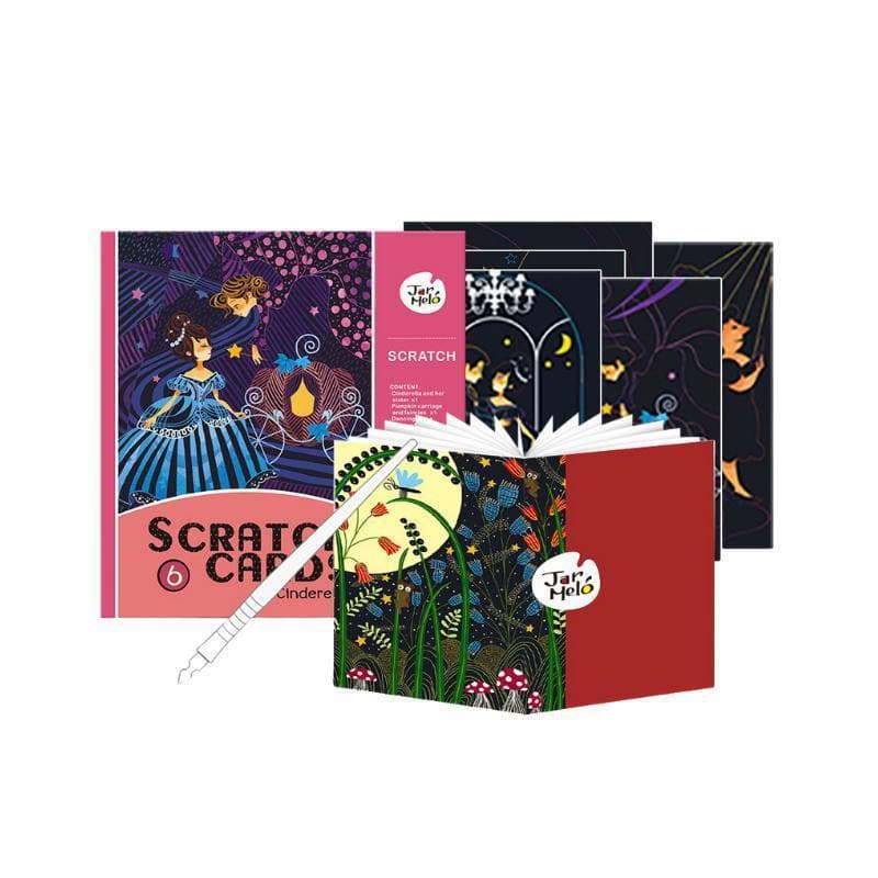 Scratch Card Set - Cinderella-Creative Play & Crafts-My Happy Helpers