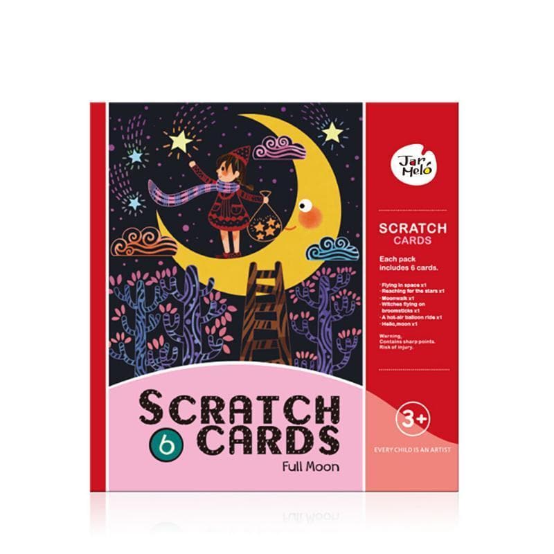 Scratch Card Set - Full Moon-Creative Play & Crafts-My Happy Helpers
