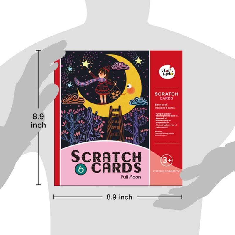 Scratch Card Set - Full Moon-Creative Play & Crafts-My Happy Helpers