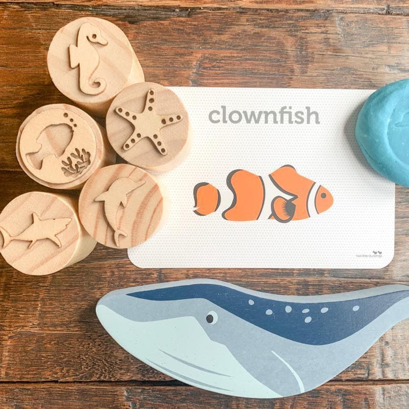 Sea Life Dough Stamps-Creative Play & Crafts-My Happy Helpers