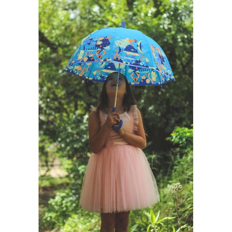 Close-up detail of the Sea World Child Umbrella