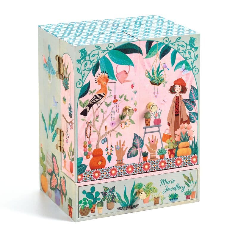 Close-up detail of the Secret Garden Dream Music Box