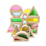 See Through Rainbow Blocks - 24pc