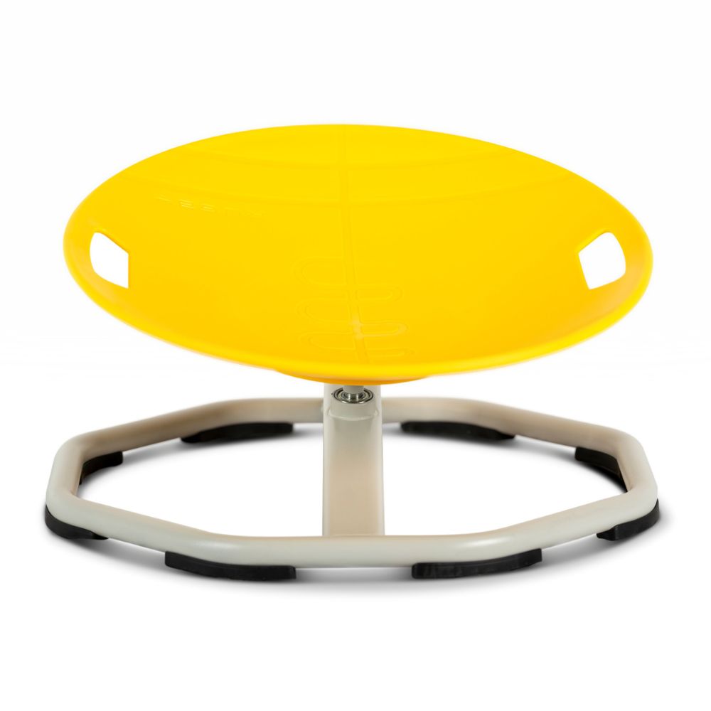 Sensory Spinning Chair - Yellow Rugby Ball