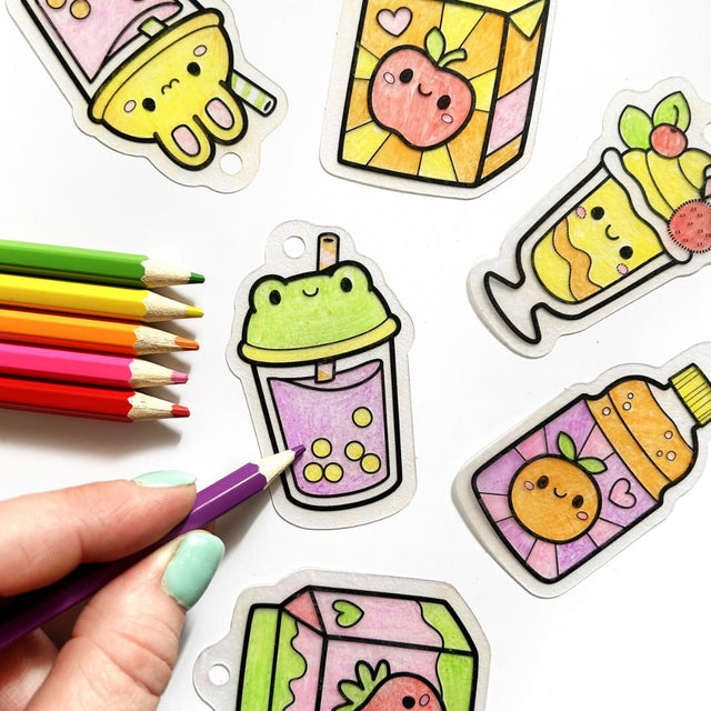 Shrink Bracelets - Kawaii Drinks