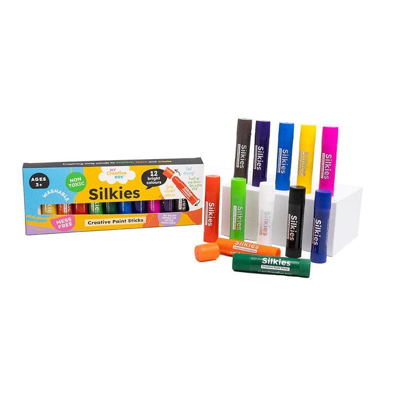 Silkies Paint Sticks | Set Of 12-Creative Play & Crafts-My Happy Helpers