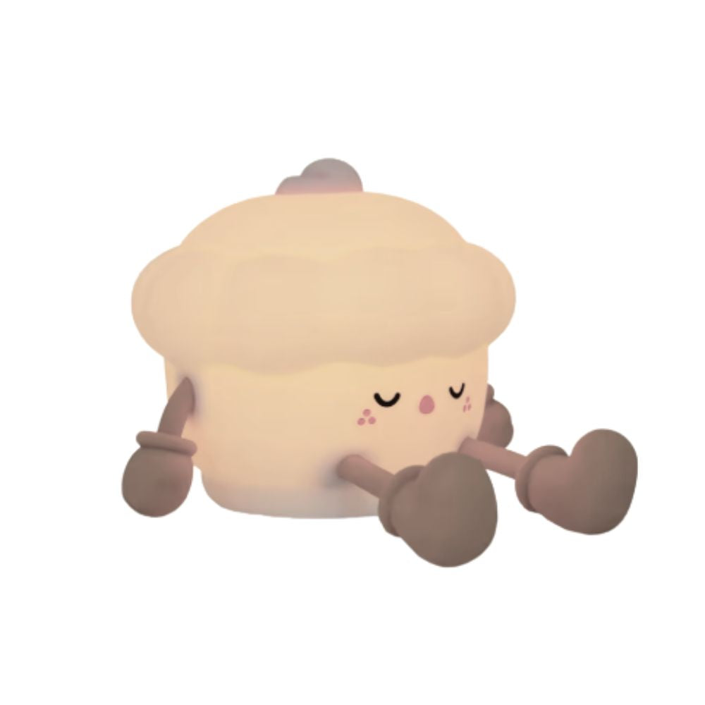 Slumber Friends Rechargeable Bluetooth Night Light -Cupcake