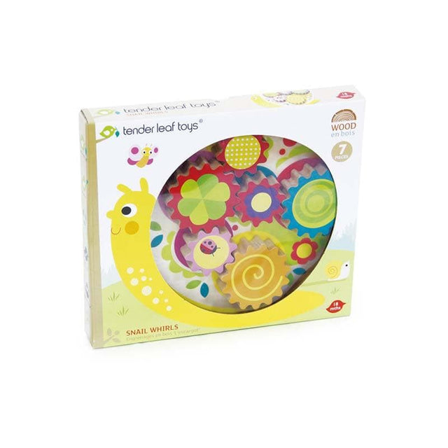Snail Whirls Wooden Puzzle-Educational Play-My Happy Helpers