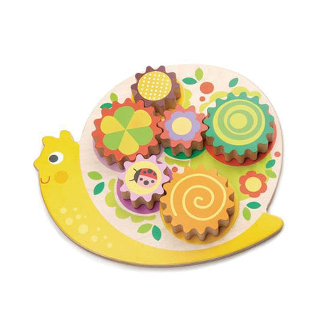 Snail Whirls Wooden Puzzle-Educational Play-My Happy Helpers