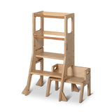 Solid Wood Learning Tower & Step Stool