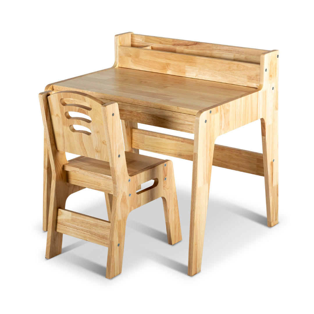 Solid Wood Study Table Set