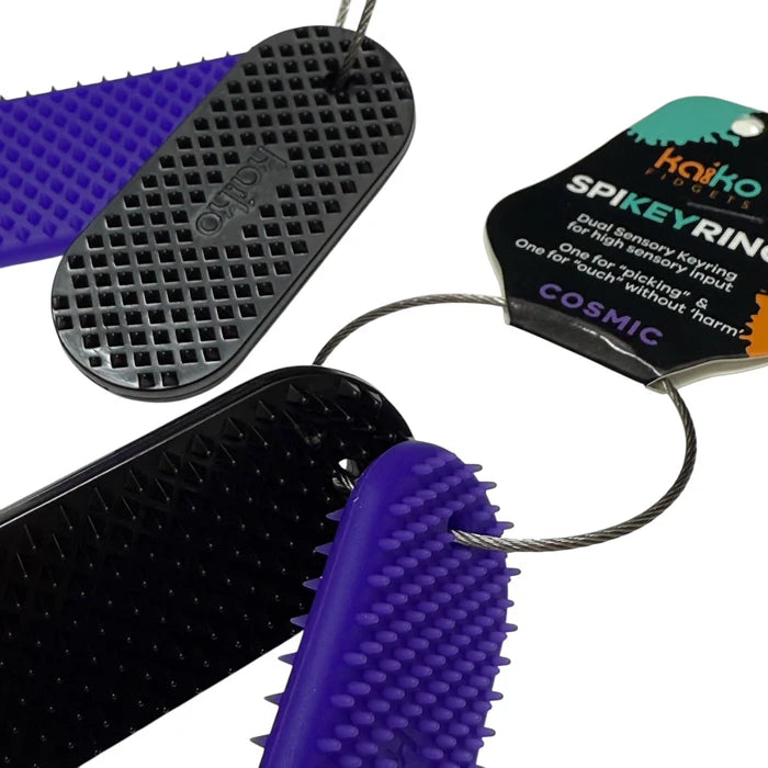 Spikeyring with Dual Pads - Purple & Black