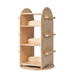 Spin and Read Bookshelf - Solid Wood