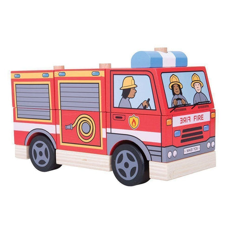 Stacking Fire Engine-Construction Play-My Happy Helpers