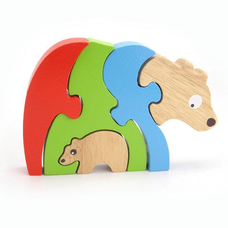 Stacking Jigsaw - Bear & Baby-Educational Play-My Happy Helpers