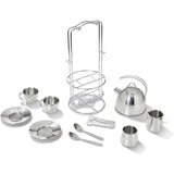 Stainless Steel Tea Set-Kitchen Play-My Happy Helpers