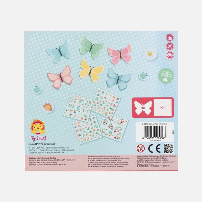 Sticker Pics - Butterflies-Creative Play & Crafts-My Happy Helpers