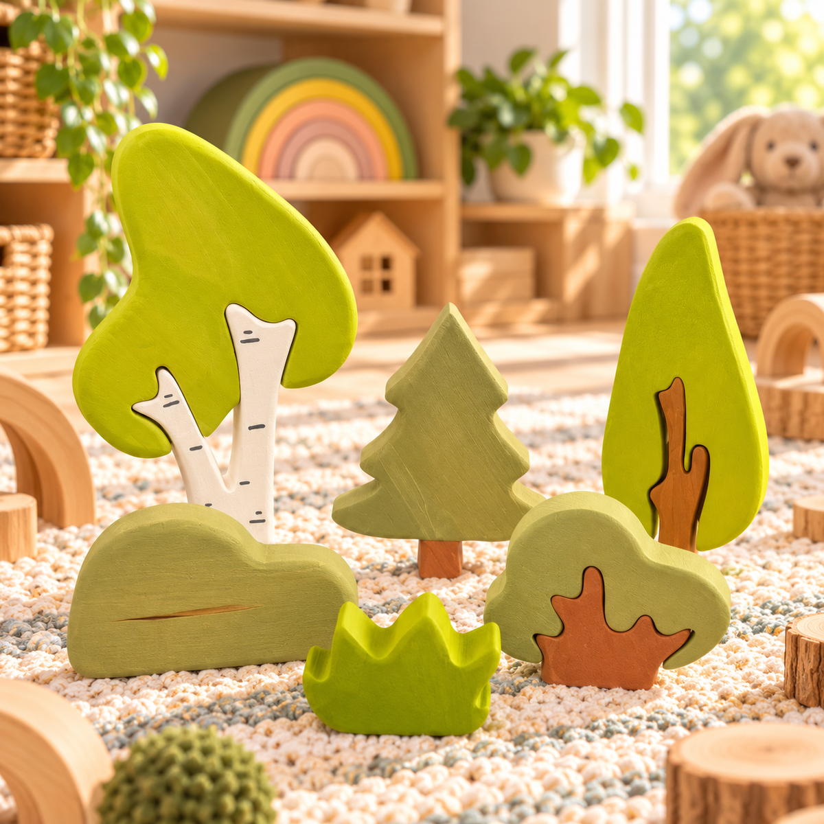 Wooden Trees - Set 2 November Pre Order