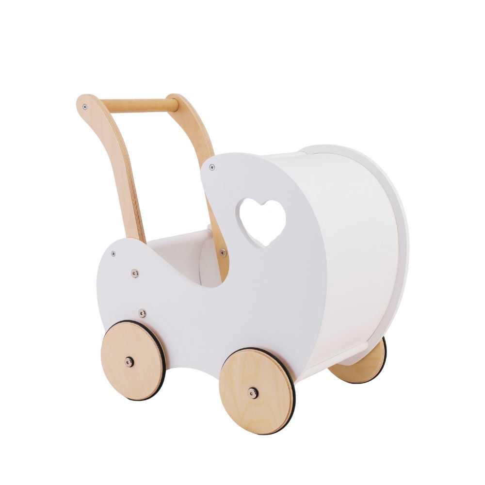 Pretty Prams Sweet Dreams Pram (White) | My Happy Helpers