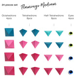 Flamingo-Medium 24 Pcs