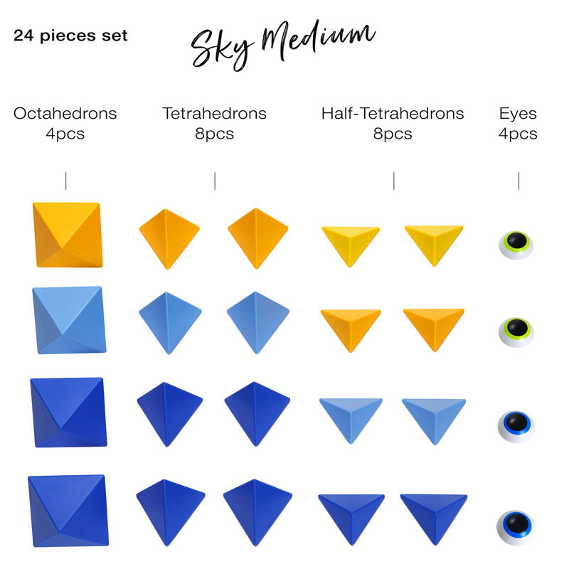 Sky-Medium 24 Pcs