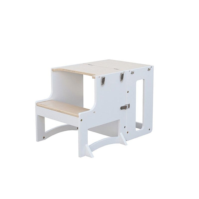 TAVOLO II Convertible Tower - White and Varnish