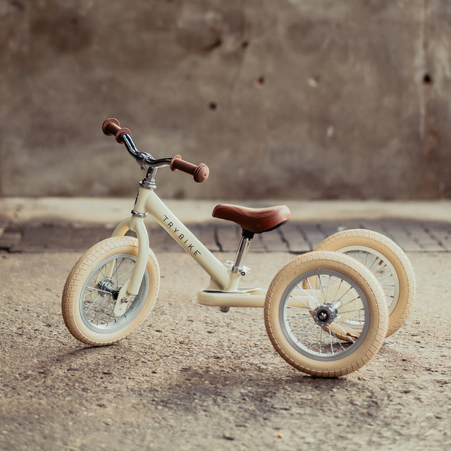 Matte Cream Vintage Trybike