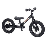 Matte Black Steel Trybike with Black Seat & Grips
