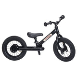 Matte Black Steel Trybike with Black Seat & Grips
