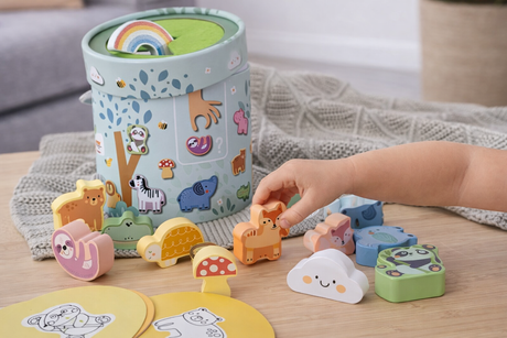 My Forest Friends Animal Touch and Match Mystery Bucket